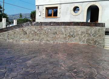 Piedra Tematizada - 
	OBRA EN PAMANES,2014,CANTABRIA
